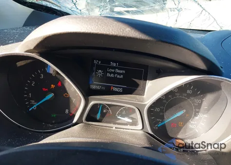 2017 Ford Escape Se из США, поврежденный, VIN 1FMCU9G92HUE32423